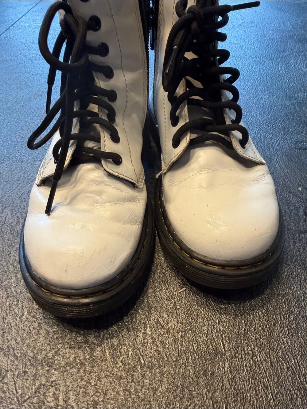 Doc Martens size 2 White Boots